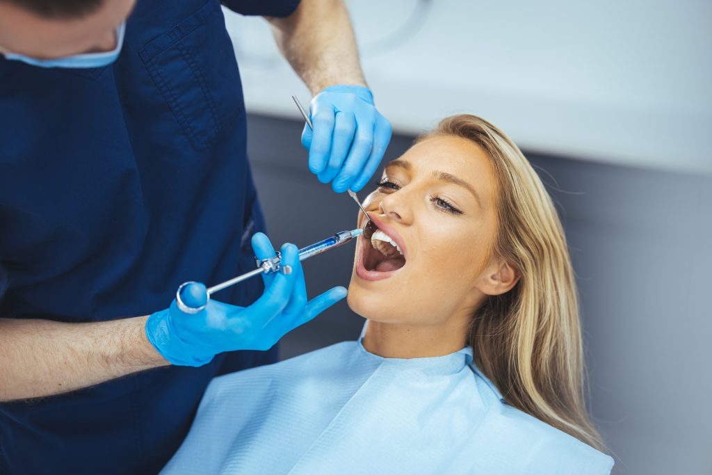 seleção de agulhas dentárias